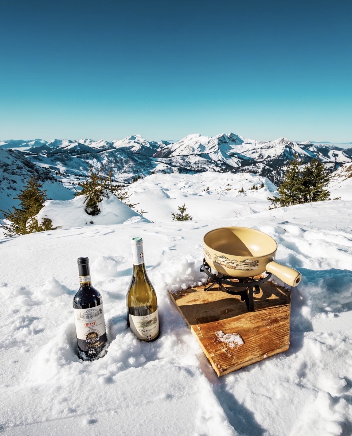 Fondue savoyarde au chalet